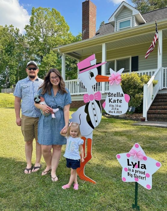 Stork Yard Signs in Winston Salem, NC and surrounding areas