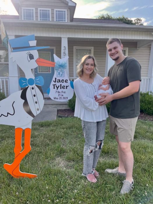 Baby Announcement Stork Rentals